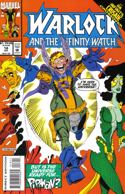 Warlock And The Infinity Watch #18 [Direct Edition] - Nm- 9.2