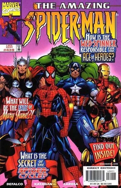 The Amazing Spider-Man #439 [Direct Edition]-Very Fine