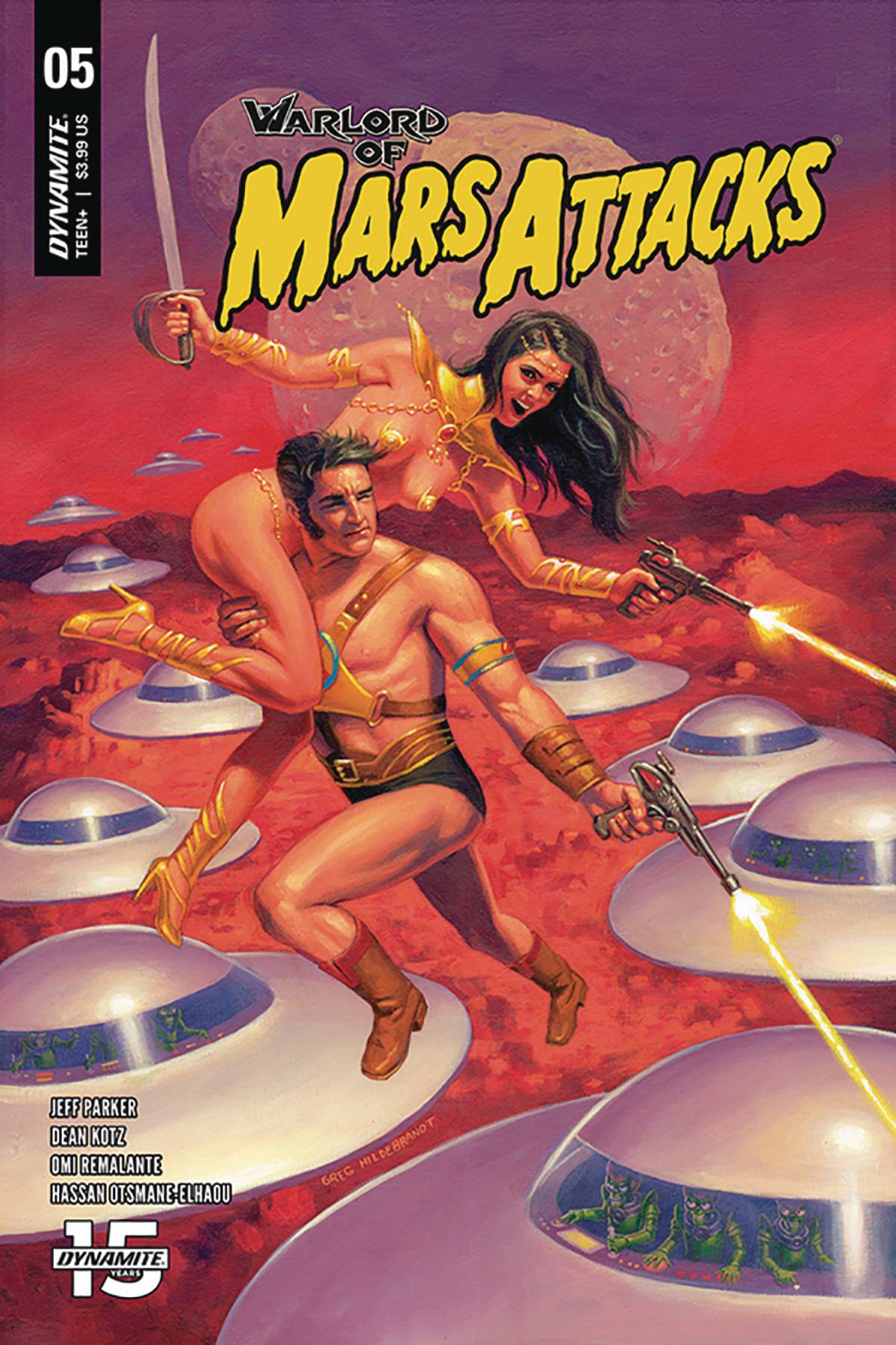 Warlord of Mars Attacks #5 Cover A Hildebrandt