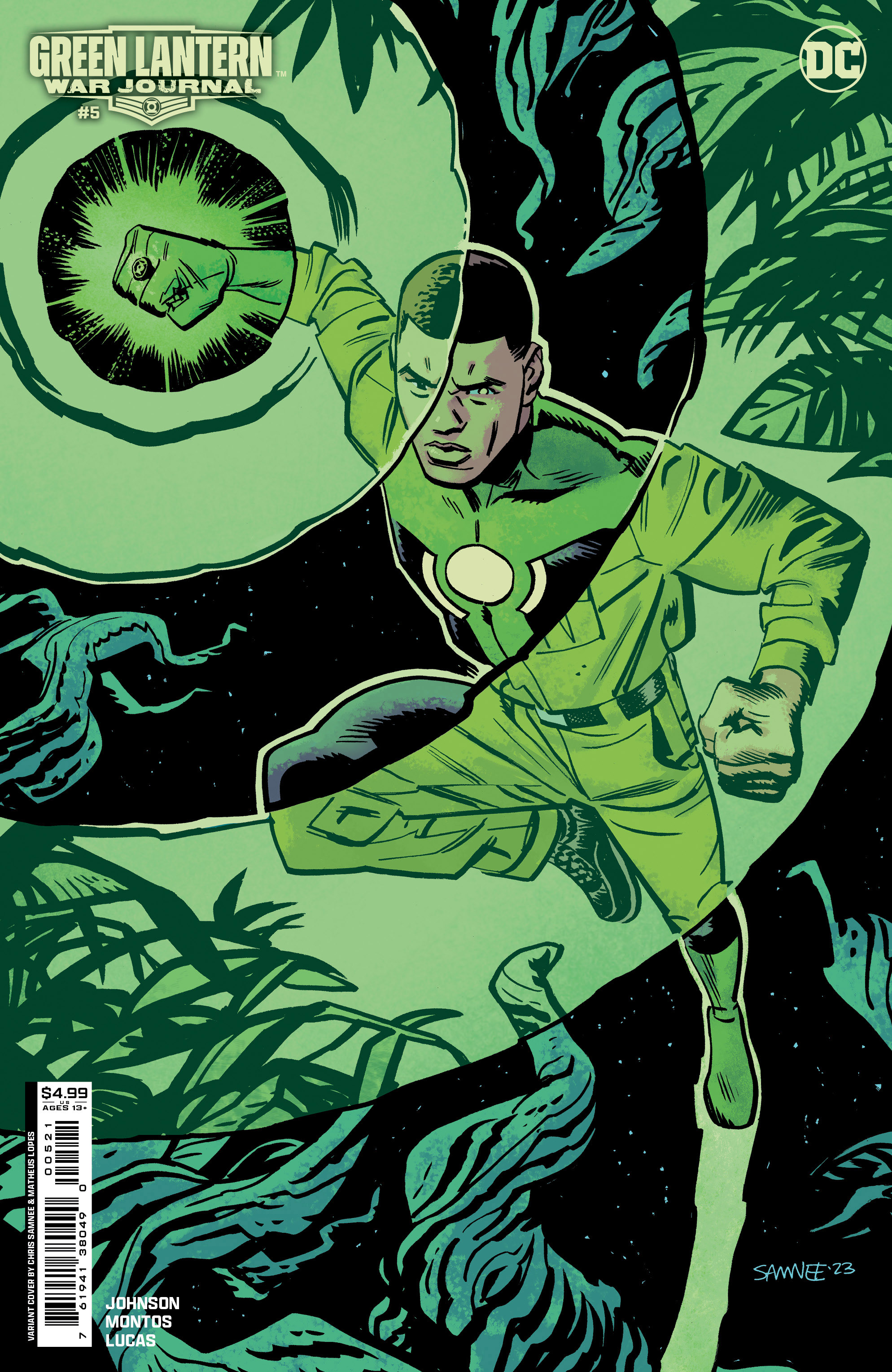 Green Lantern War Journal #5 Cover B Chris Samnee Card Stock Variant