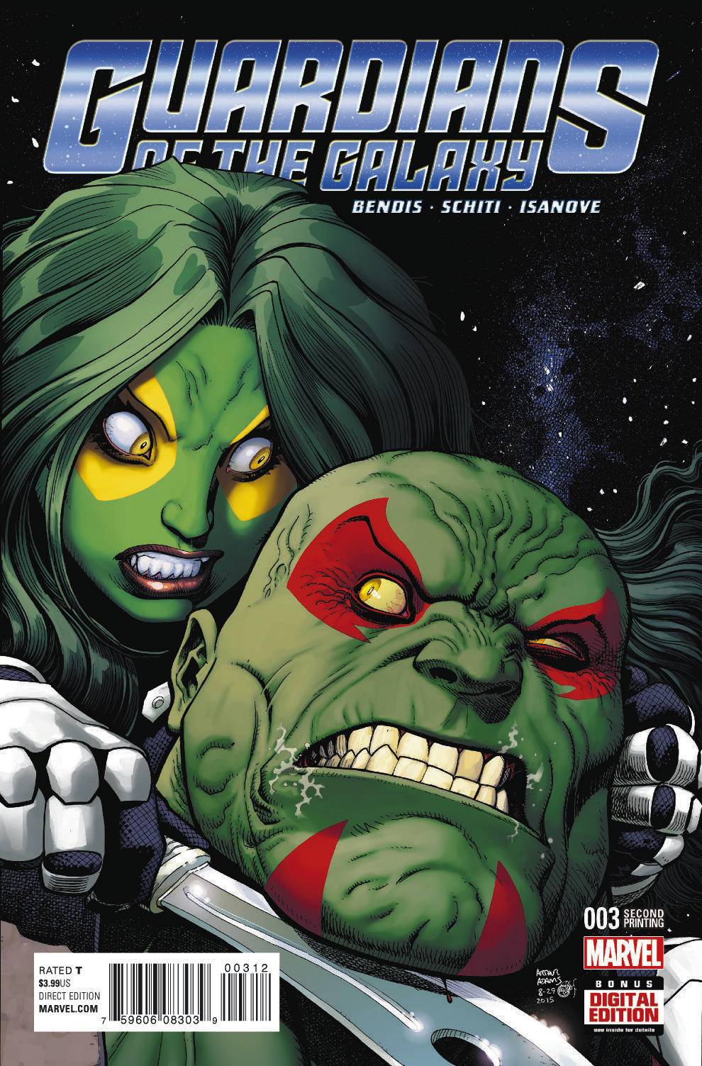 Guardians of the Galaxy #3 (Art Adams 2nd Printing Variant) (2015)