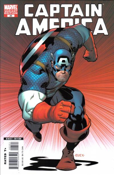 Captain America #25 [Variant Cover]-Near Mint (9.2 - 9.8)