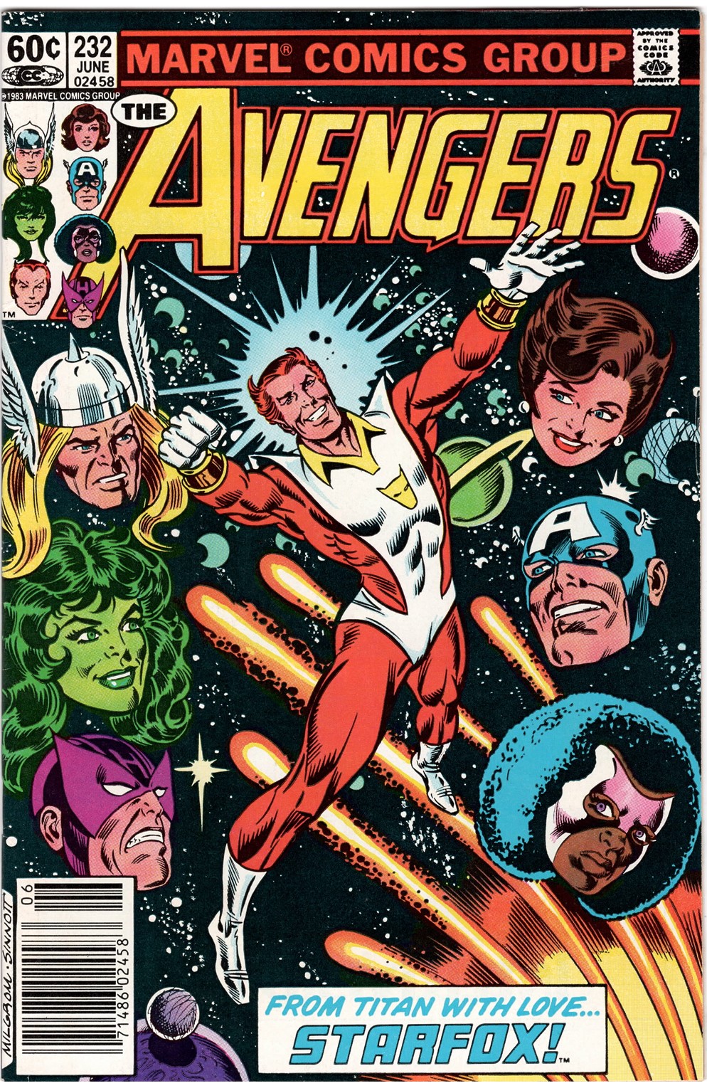 Avengers #232 Newsstand Variant