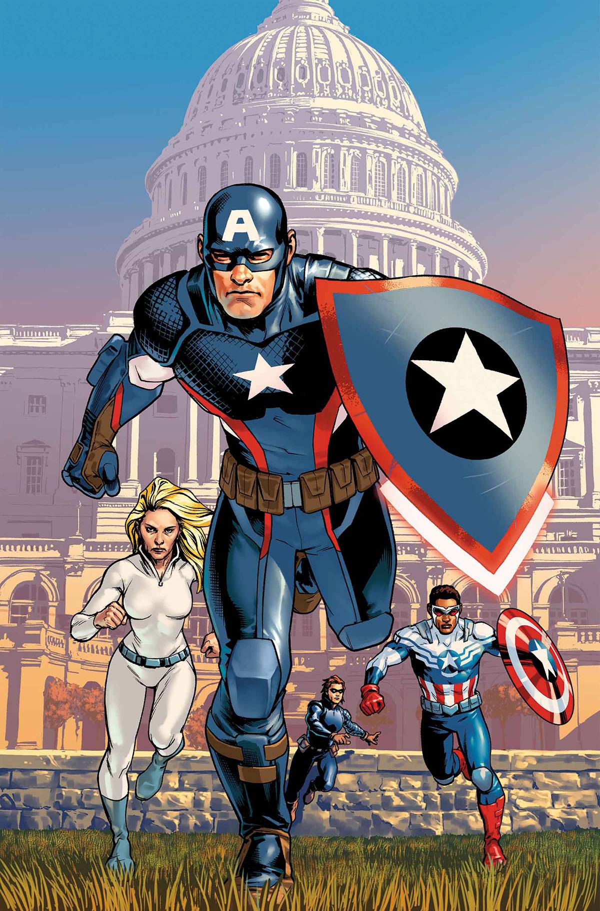 Captain America Steve Rogers #1 by Saiz Poster
