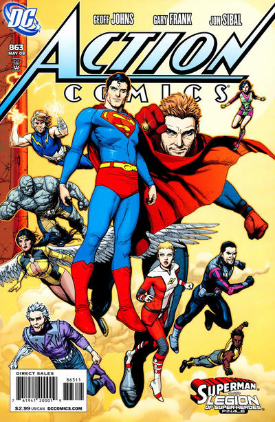 Action Comics #863 [Gary Frank Superman And The Legion of Super-Heroes Cover]-Near Mint (9.2 - 9.8)