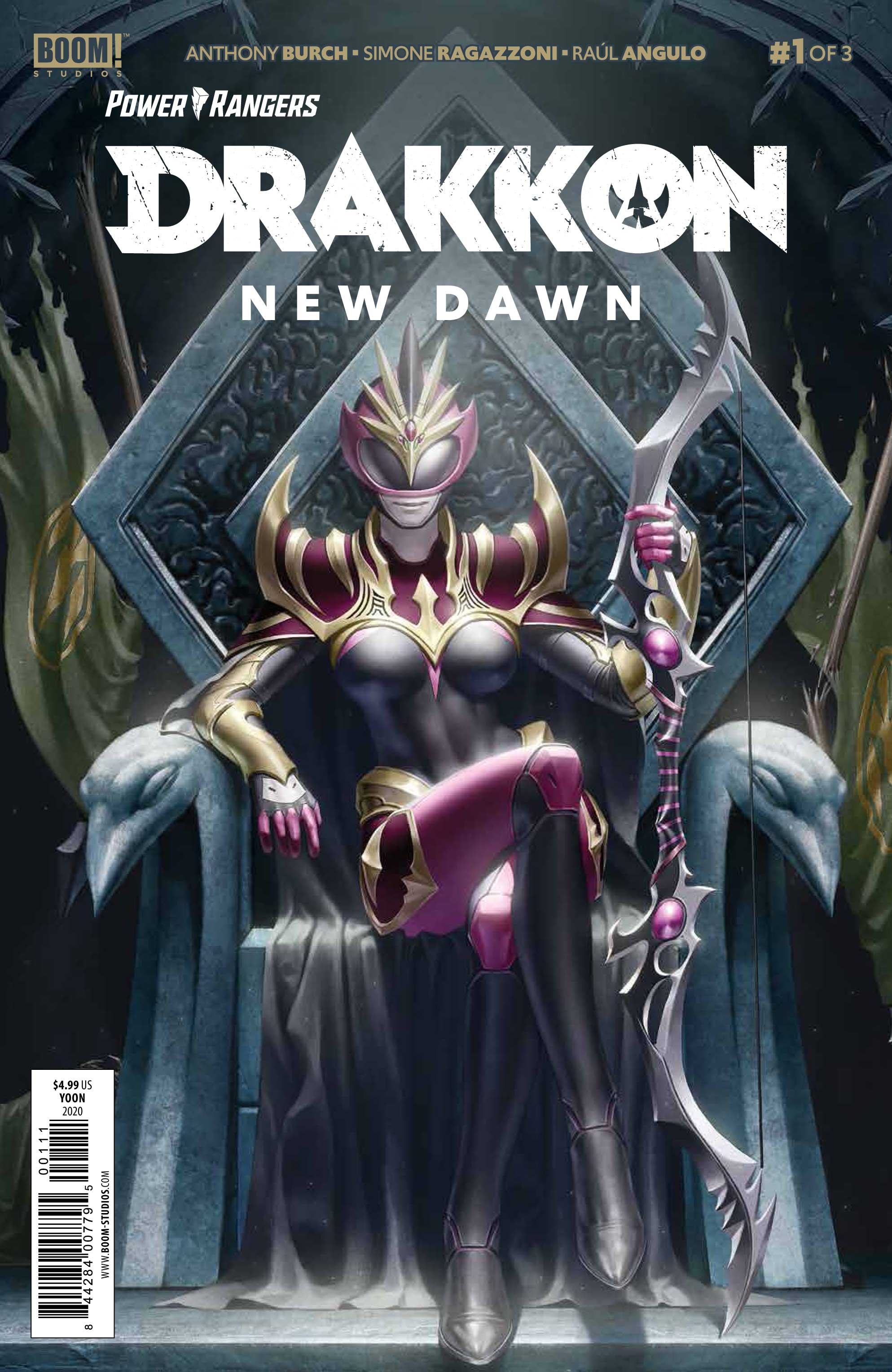 Power Rangers Drakkon New Dawn #1 Cover A Main Secret