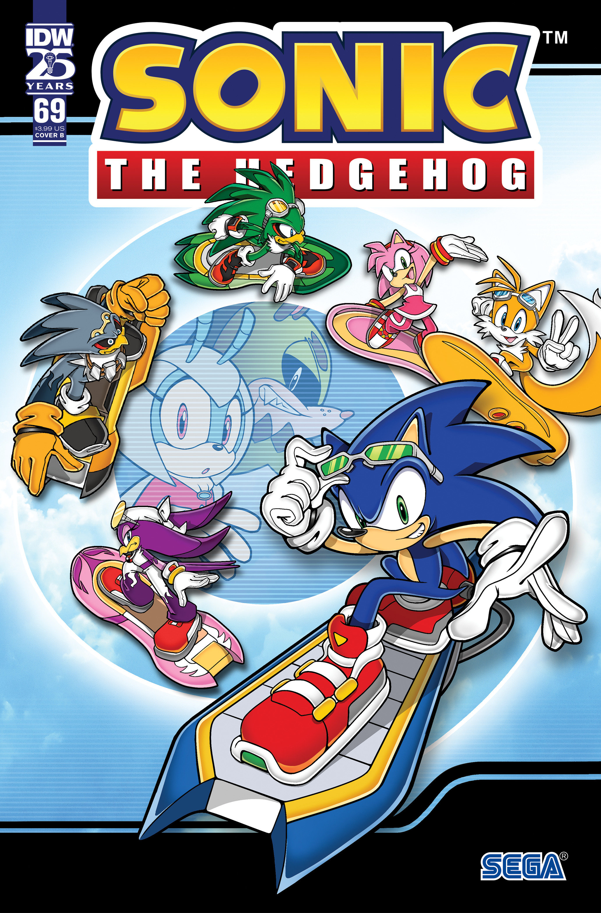 Sonic the Hedgehog #69 Cover B Curry