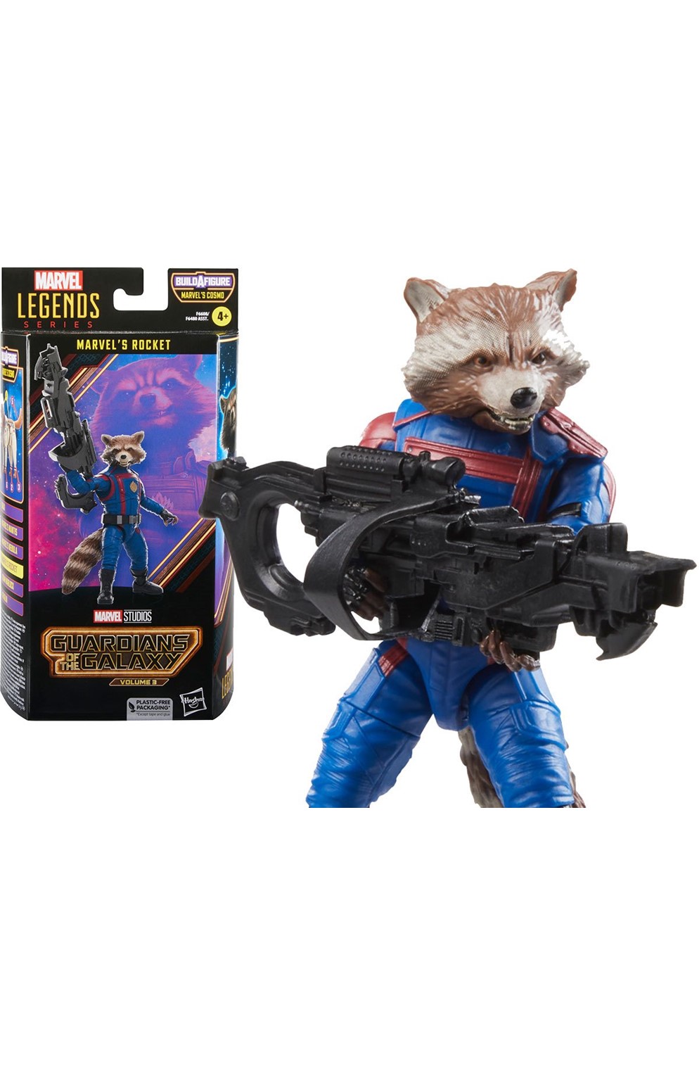 Guardians of the Galaxy Volume 3 Marvel Legends Rocket 6-Inch Action Figure
