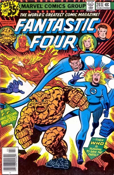 Fantastic Four #203 [Regular Edition] - Fn/Vf 7.0