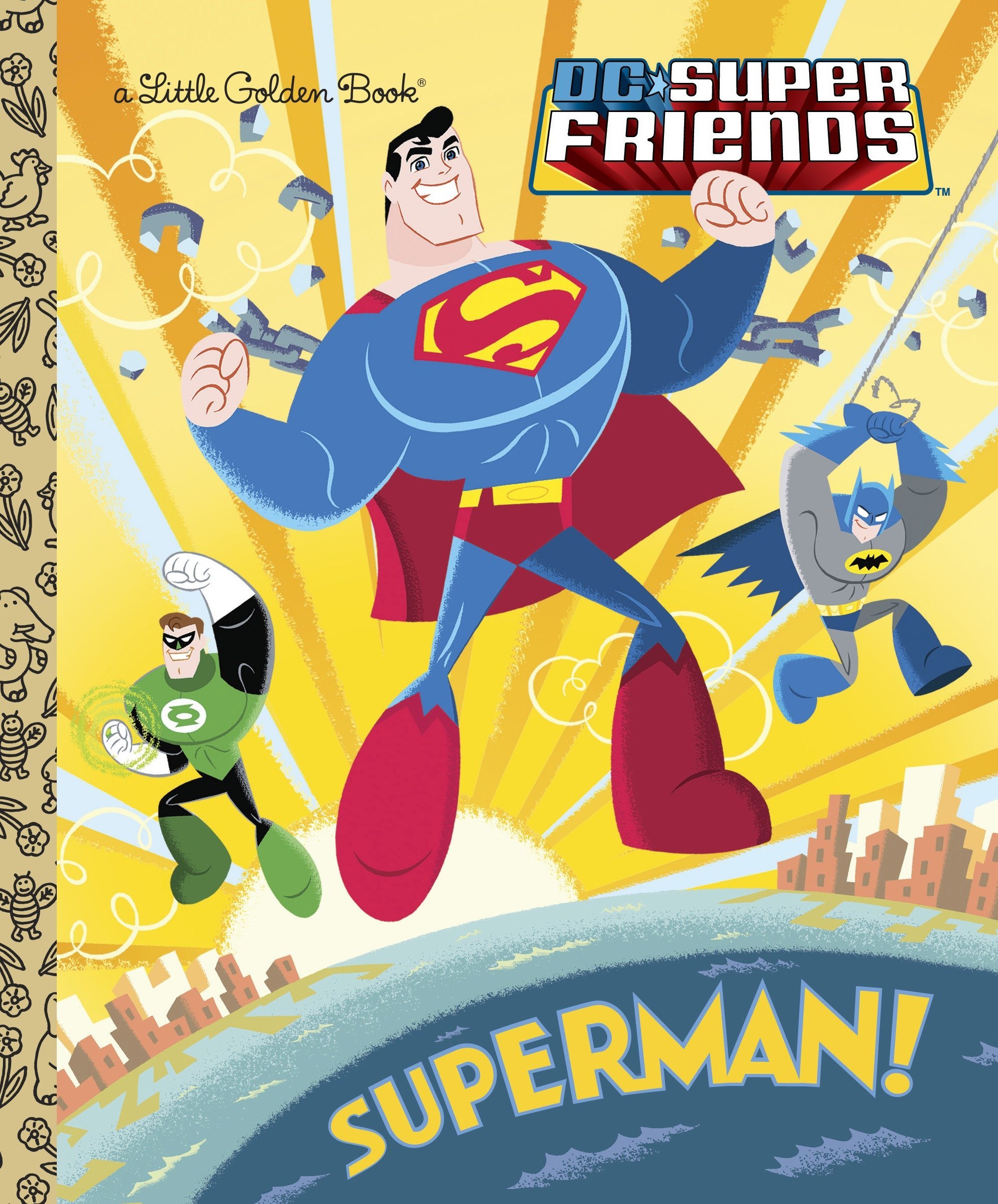 DC Super Friends Little Golden Book Superman