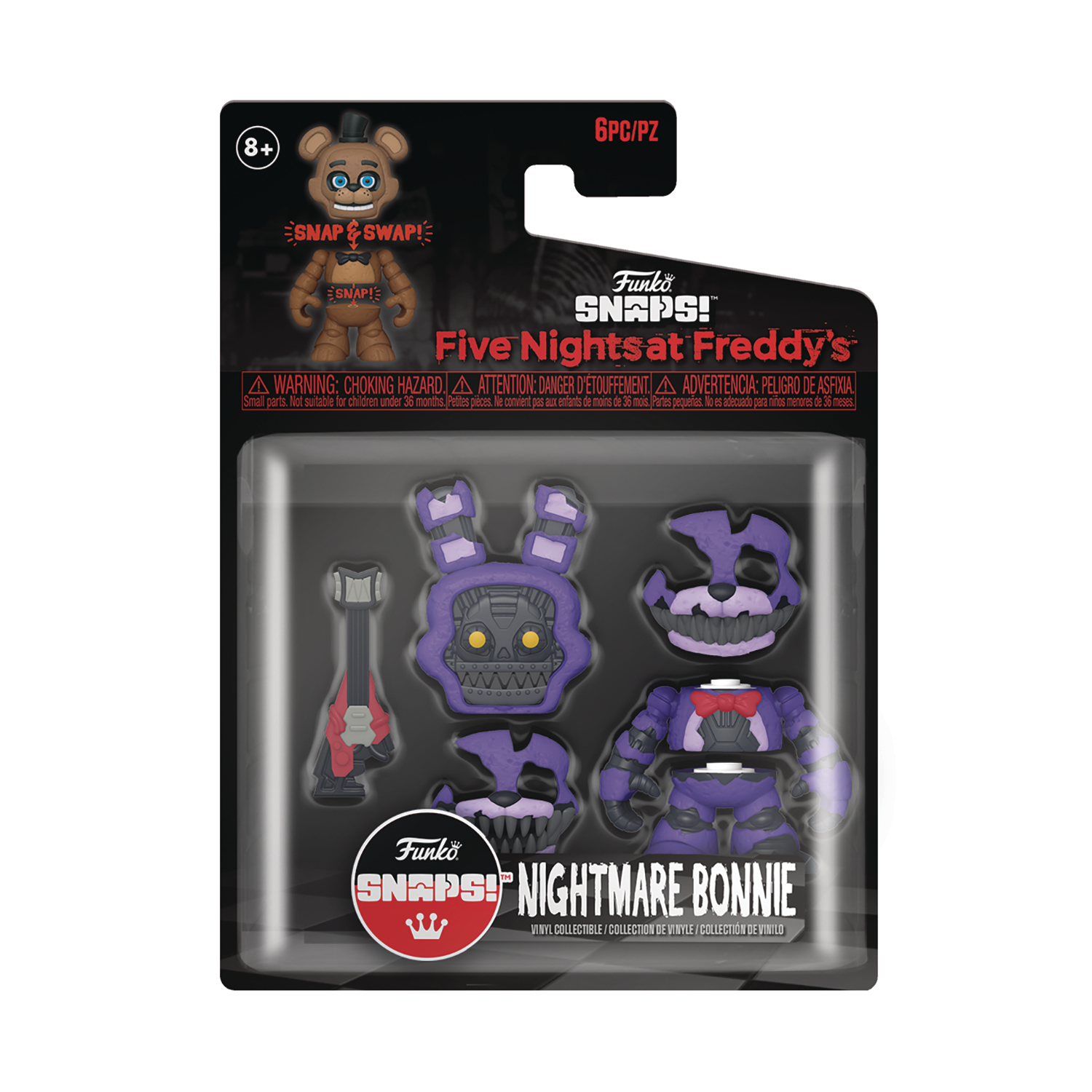Five Nights At Freddys Snap Nightmare Bonnie Figure