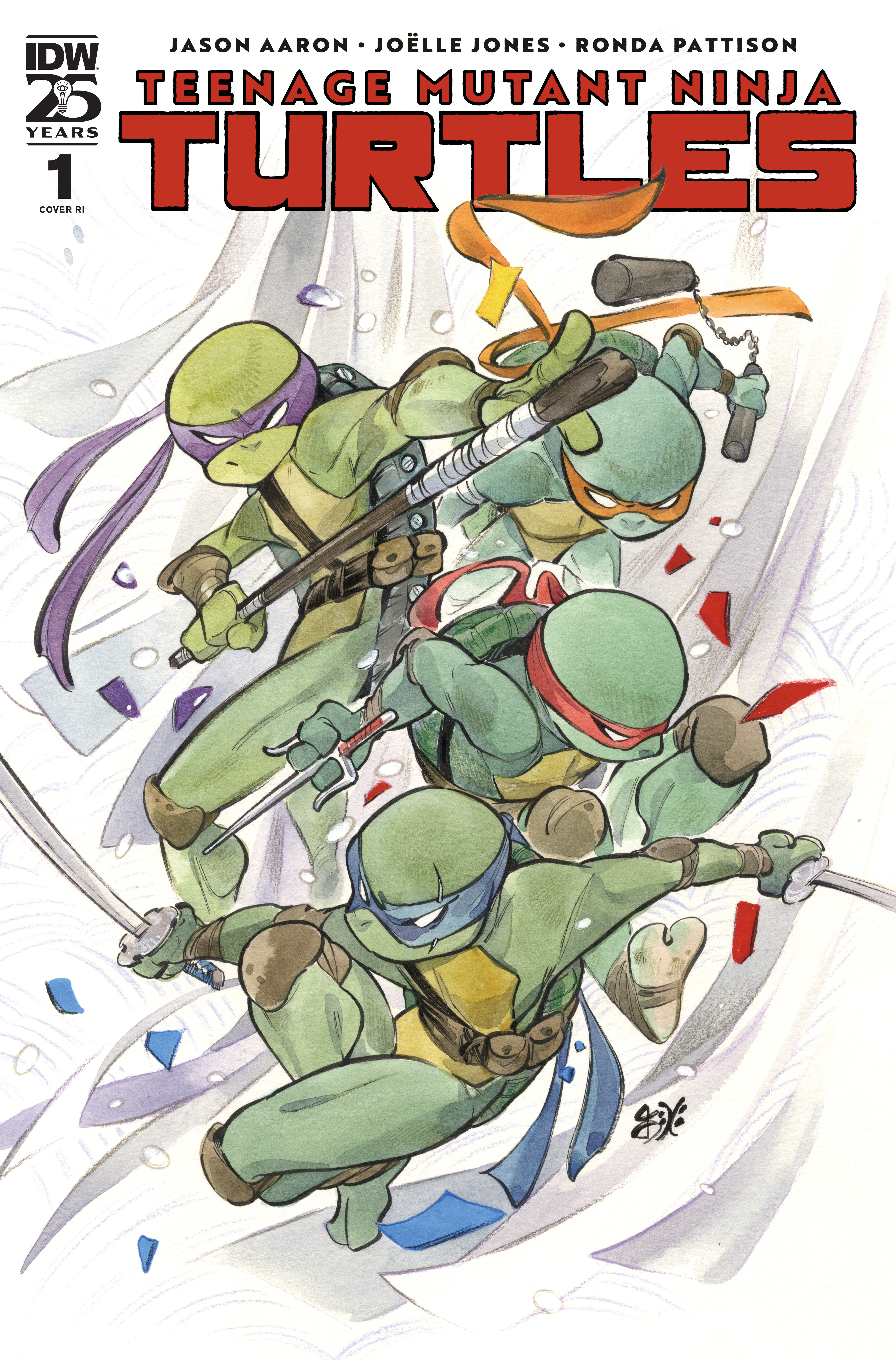 Teenage Mutant Ninja Turtles #1 Cover Momoko 1 for 100 Variant