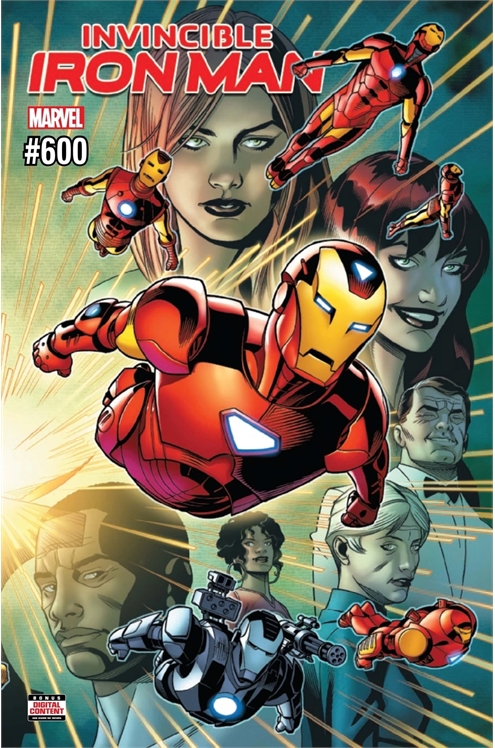 Invincible Iron Man #600 Signed By Stan Lee