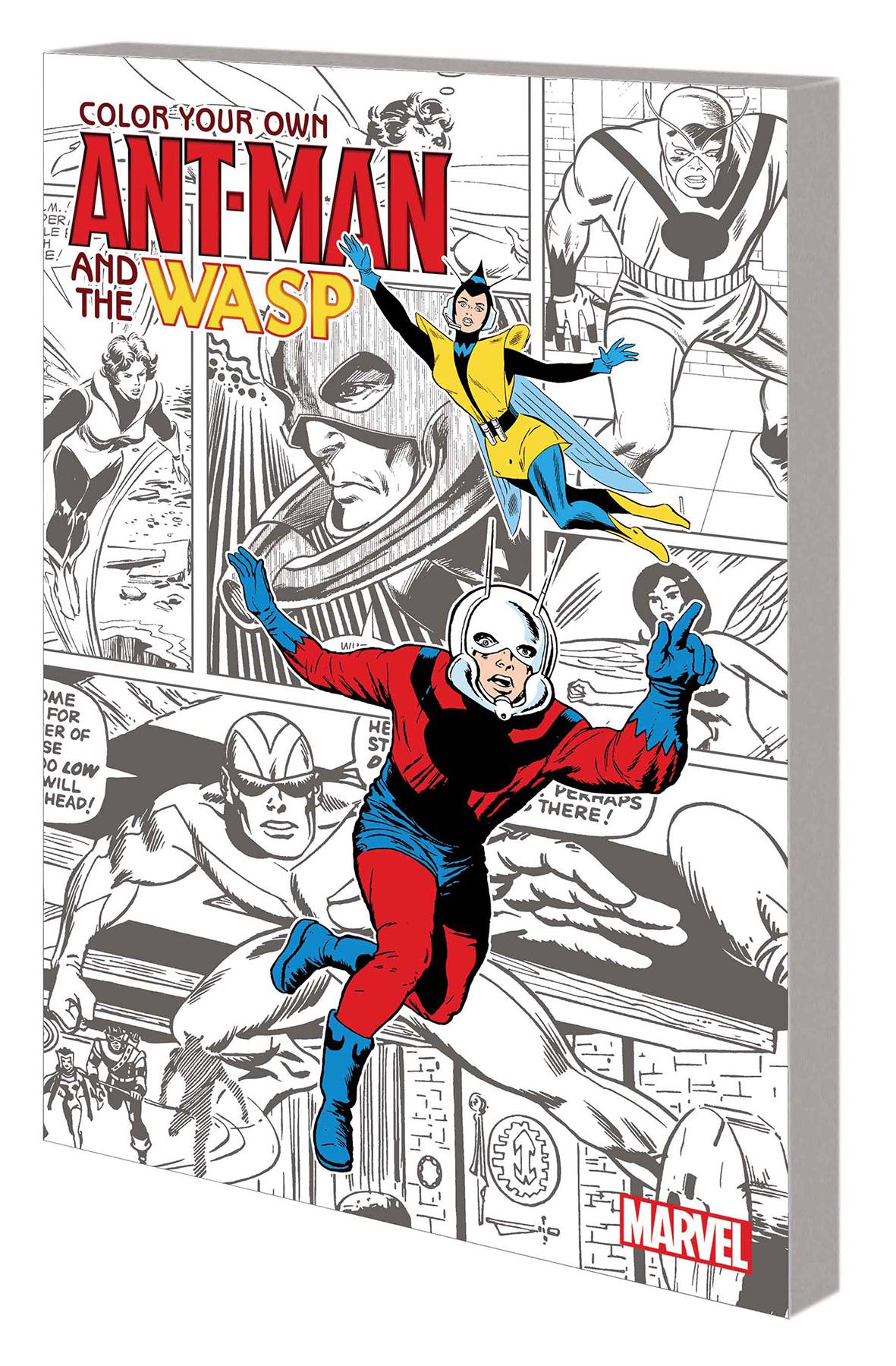Color Your Own Ant-Man And Wasp Graphic Novel