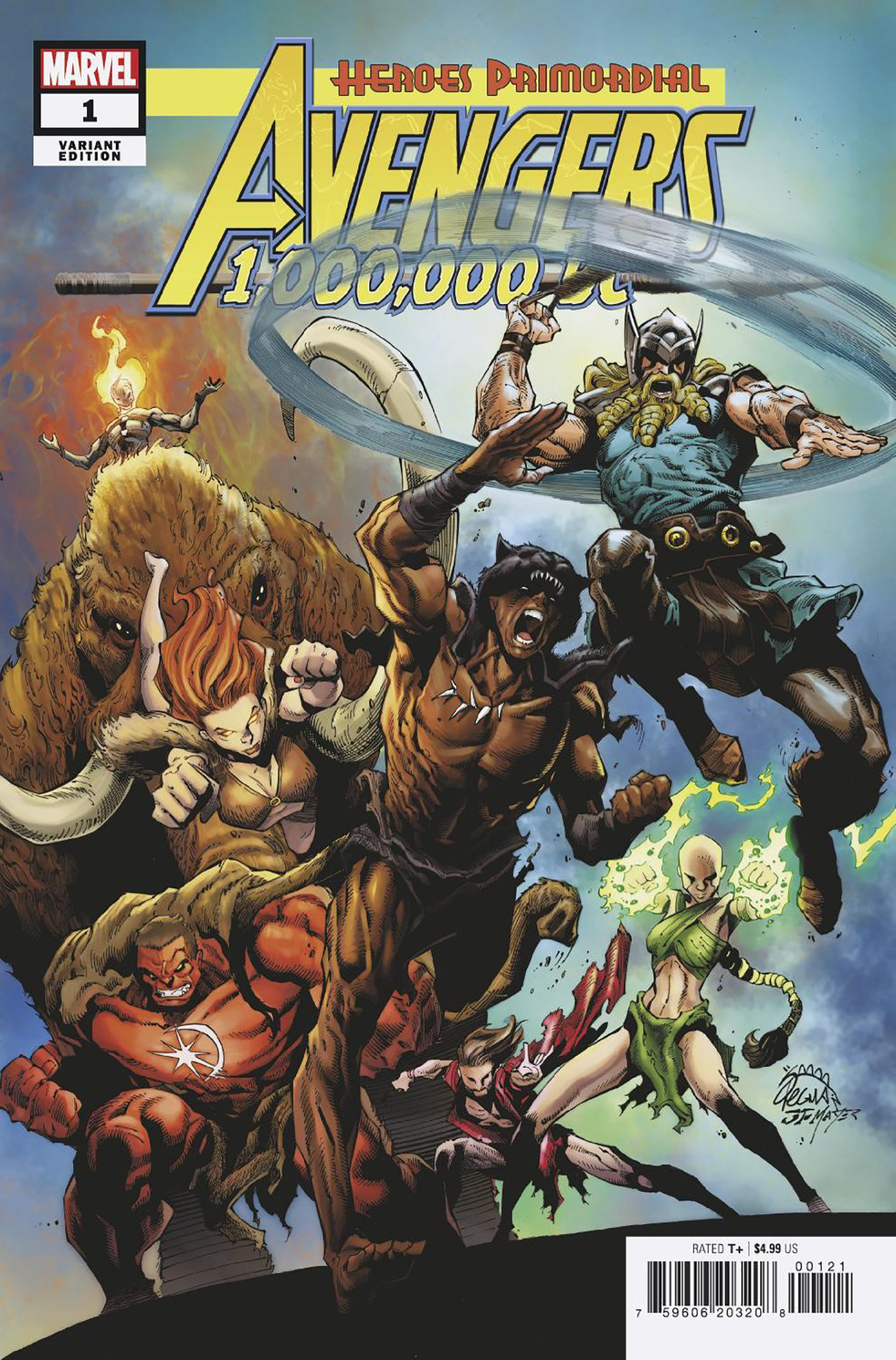 Avengers 1,000,000 Bc #1 Stegman Prehistoric Homage Variant