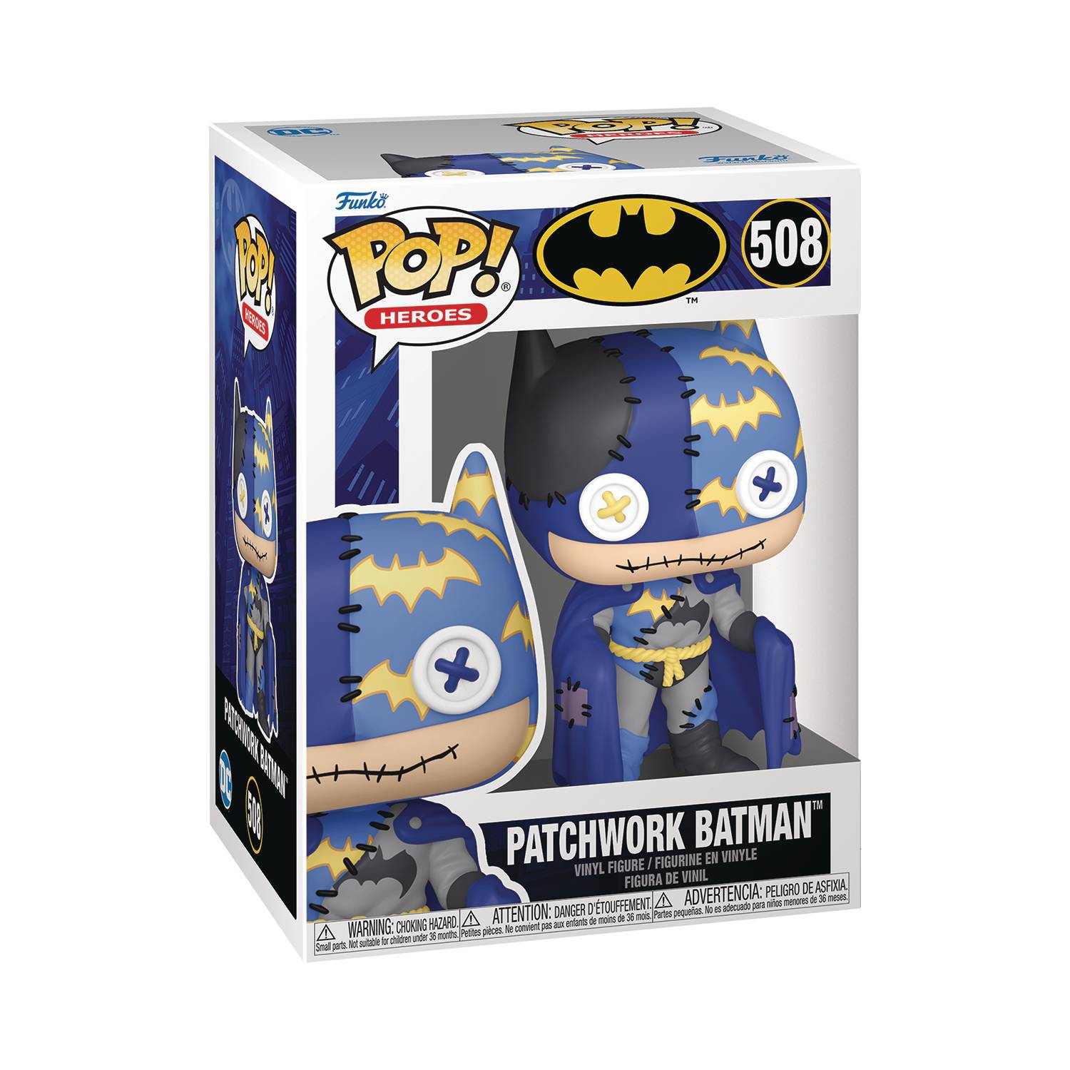 Pop Animation Patchwork Batman Vinyl Figure