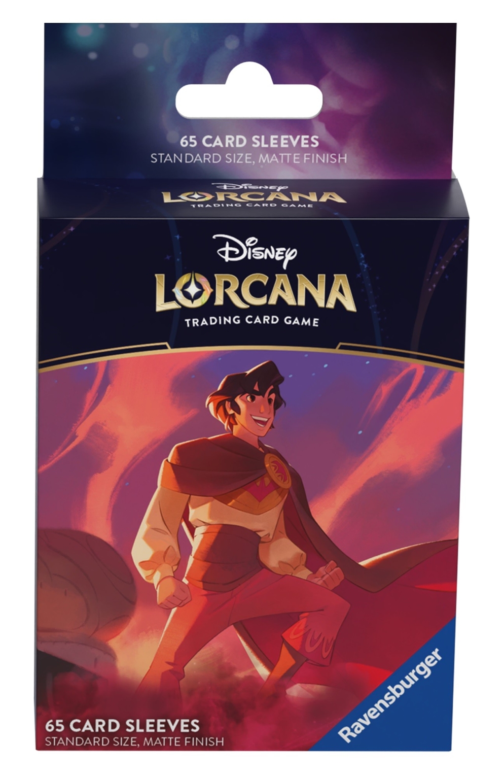 Disney Lorcana Tcg: Shimmering Skies Card Sleeves - Aladdin (65)