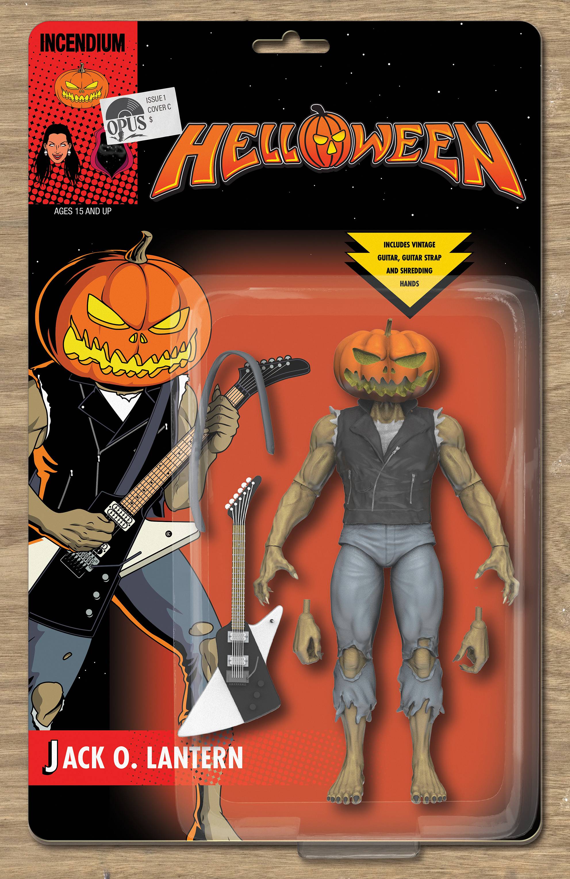 Helloween #1 Cover C 1 for 10 Incentive Jack O Lantern Action Figure Variant (Of 3)