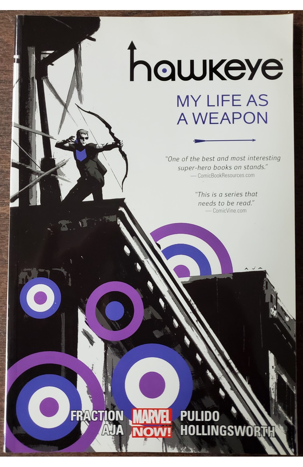 Hawkeye Volume 1 My Life As A Weapon Graphic Novel (Marvel 2013) Used - Good