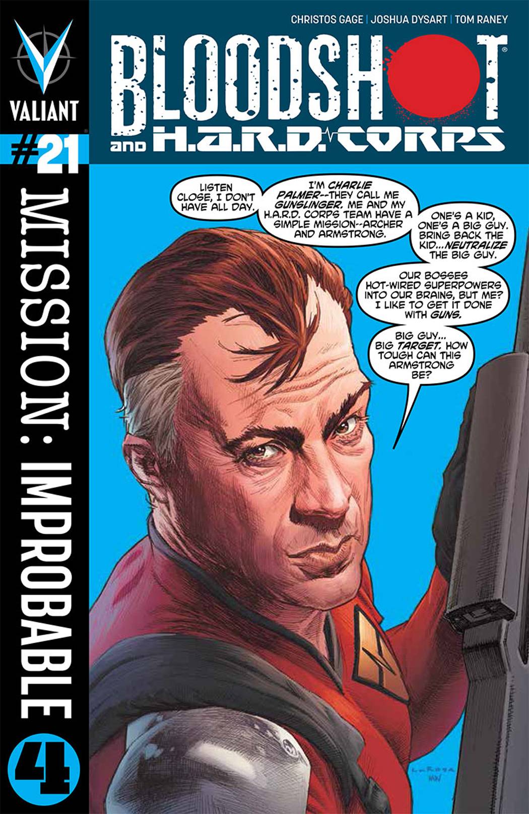 Bloodshot & Hard Corps #21 Regular Larosa