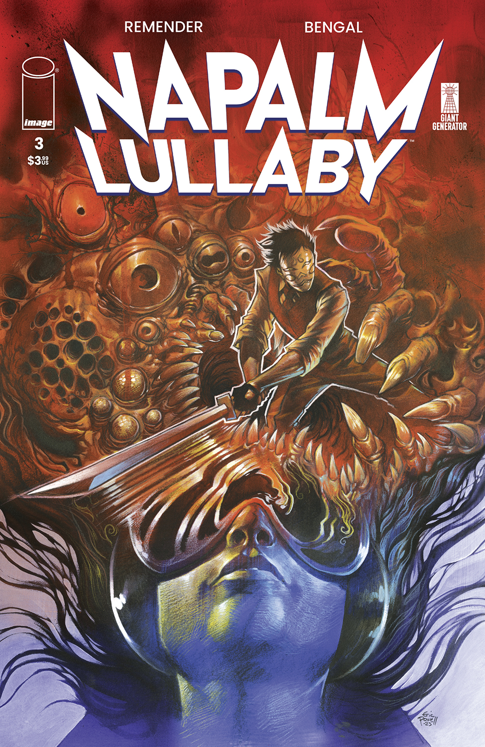 Napalm Lullaby #3 Cover B 1 for 10 Incentive Eric Powell Variant