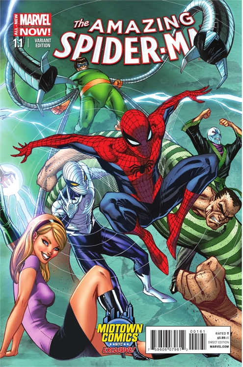 The Amazing Spider-Man (2014) #1.1 J. Scott Campbell - Midtown - Connecting Variant Cover