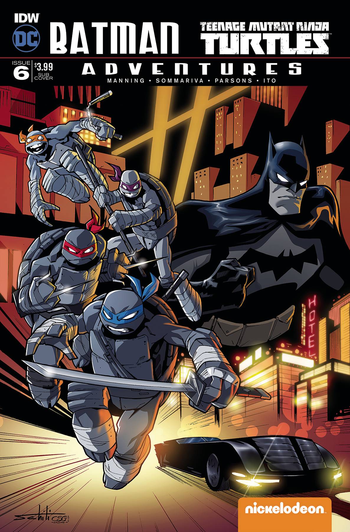 Batman Teenage Mutant Ninja Turtles Adventures #6 Subscription Variant