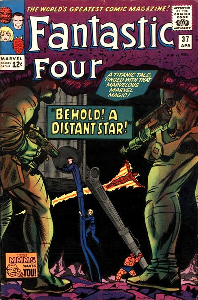 Fantastic Four #37 (1961)- Vg- 3.5