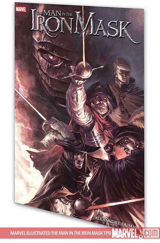 Marvel Illustrated The Man In The Iron Mask Graphic Novel