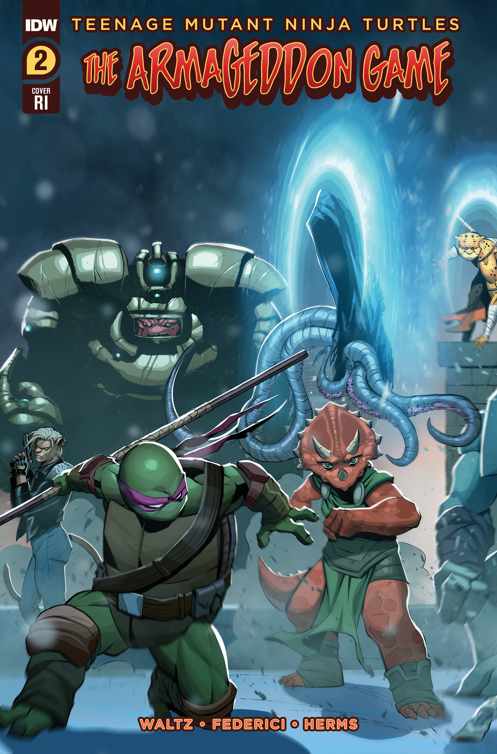 Teenage Mutant Ninja Turtles Armageddon Game #2 Cover D 10 Copy Incentive Qualano