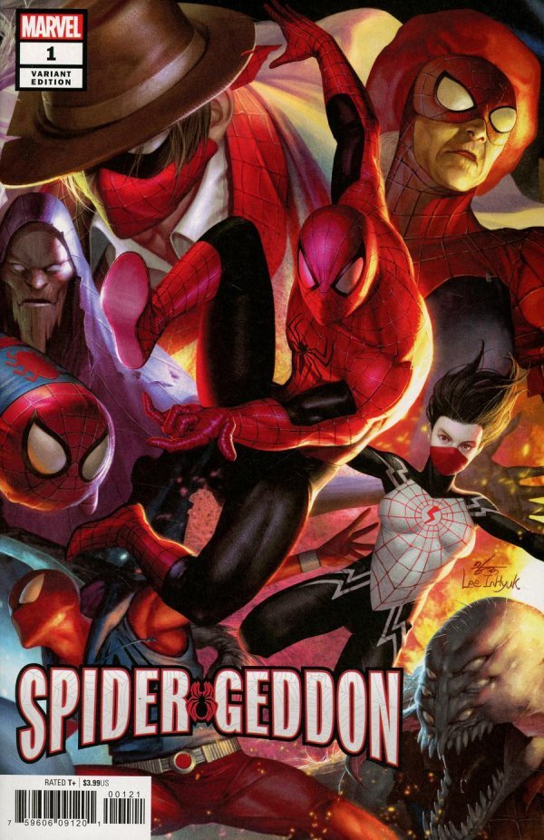 Spider-Geddon #1 In Hyuk Lee Connecting Variant (Of 5)