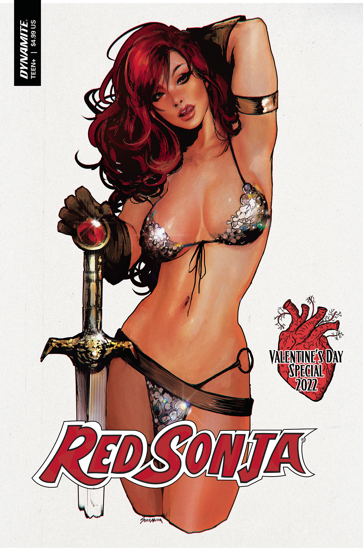 Red Sonja Valentines Special Cover A Sozomaika