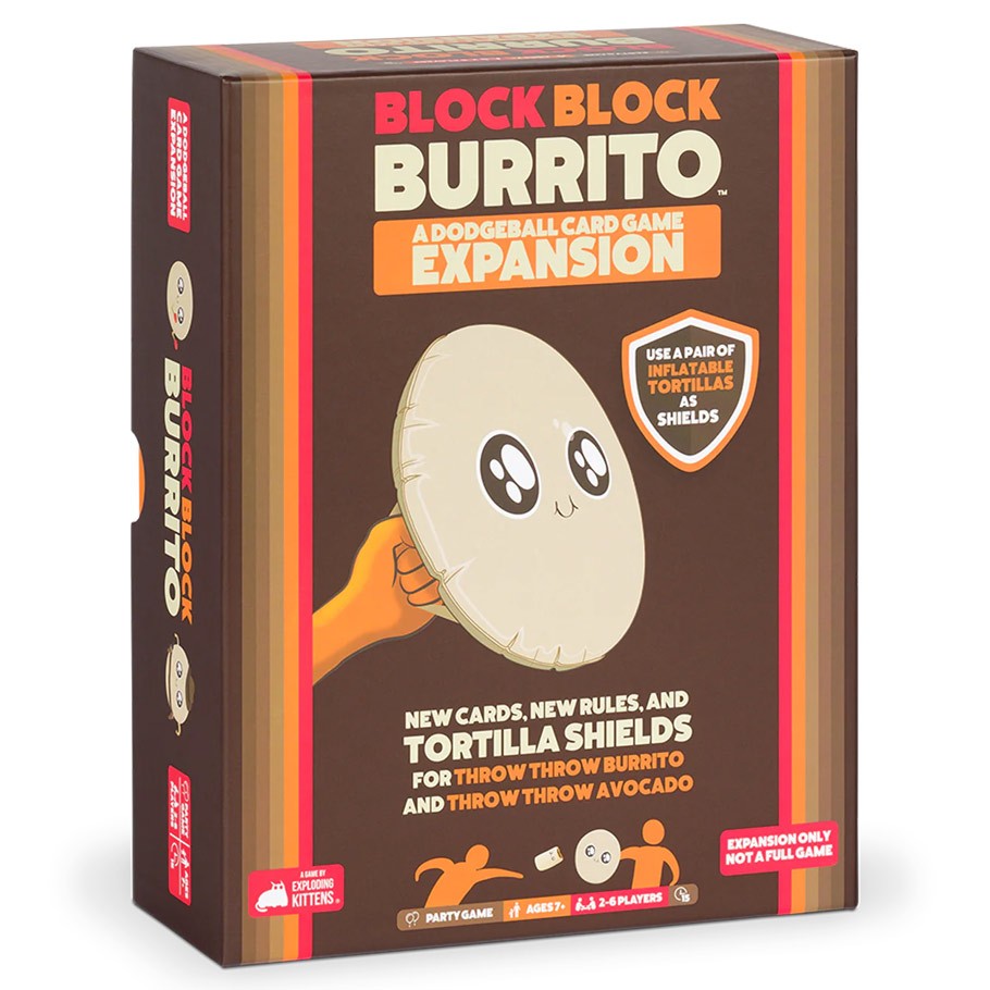 Block Block Burrito: A Dodgeball Card Game Expansion
