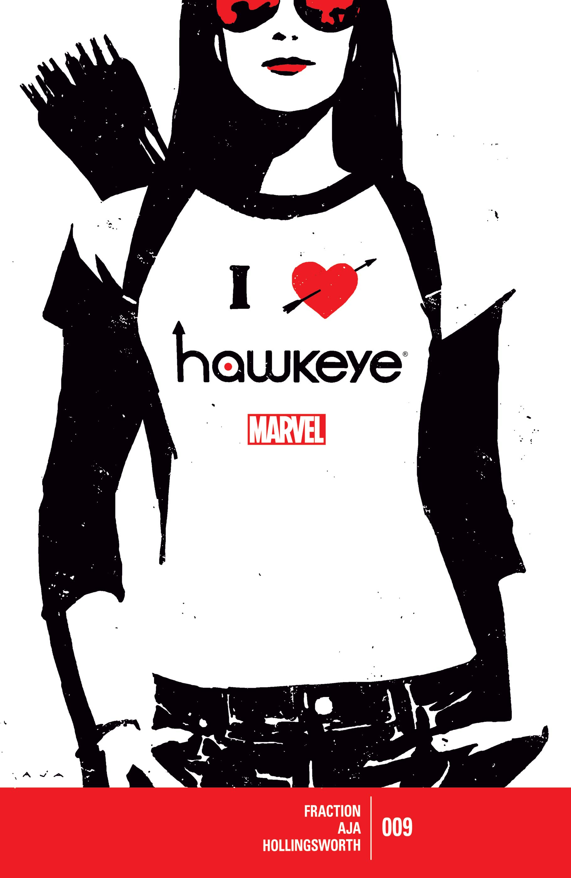 Hawkeye #9 (2nd Printing Variant) (2012)