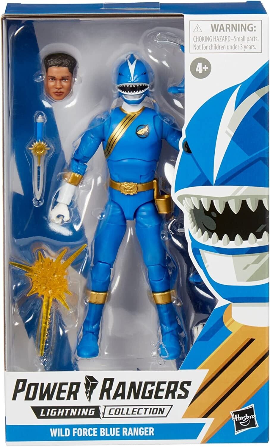 Power Rangers Lightning 6 Inch Wild Force Blue Ranger Action Figure