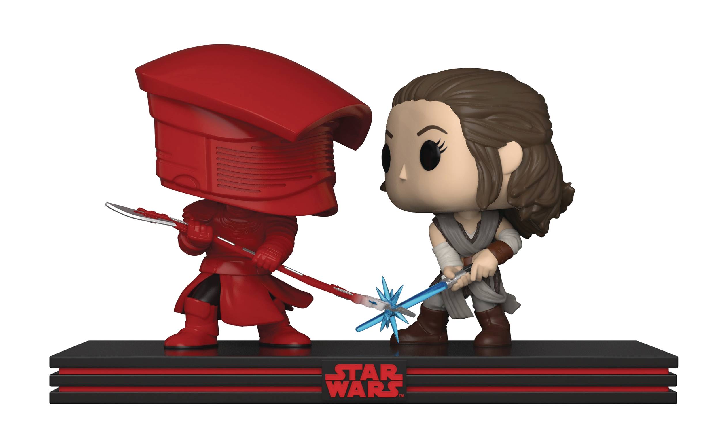 Pop Movie Moment Star Wars E8 Rey & Praetorian Guard Vinyl Figure