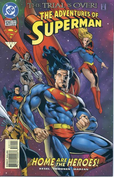 Adventures of Superman #531 [Direct Sales]-Very Fine (7.5 – 9)