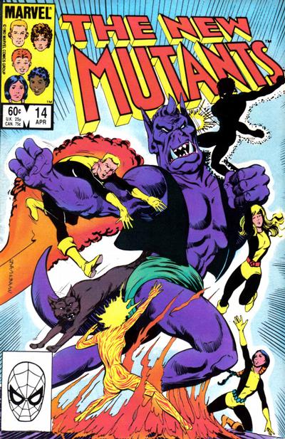 The New Mutants #14 [Direct](1983)- Nm 9.4