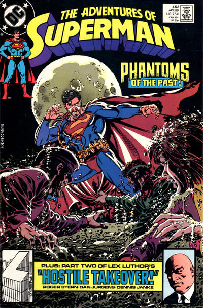 Adventures of Superman #453 [Direct]-Very Fine (7.5 – 9)