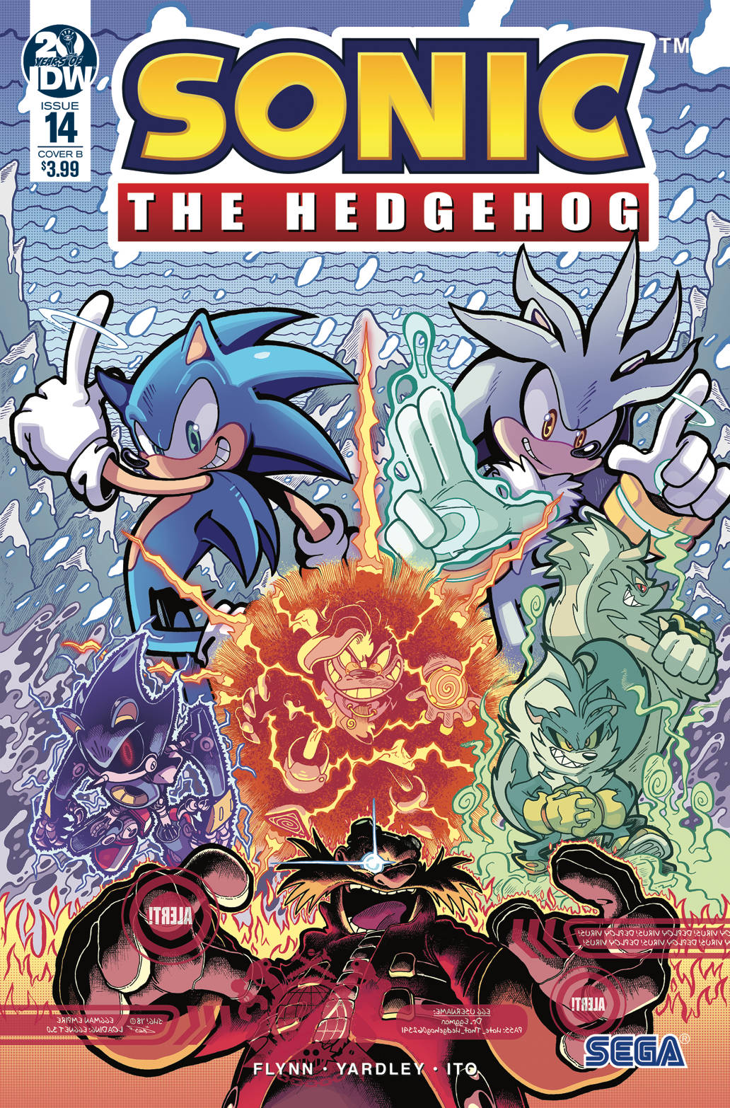 Sonic the Hedgehog #14 Cover B Gray