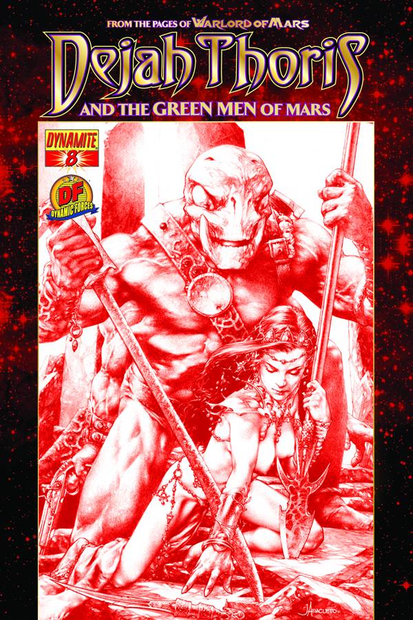 Dynamic Forces Dejah Thoris Green Men of Mars #8 Risque Red Cover