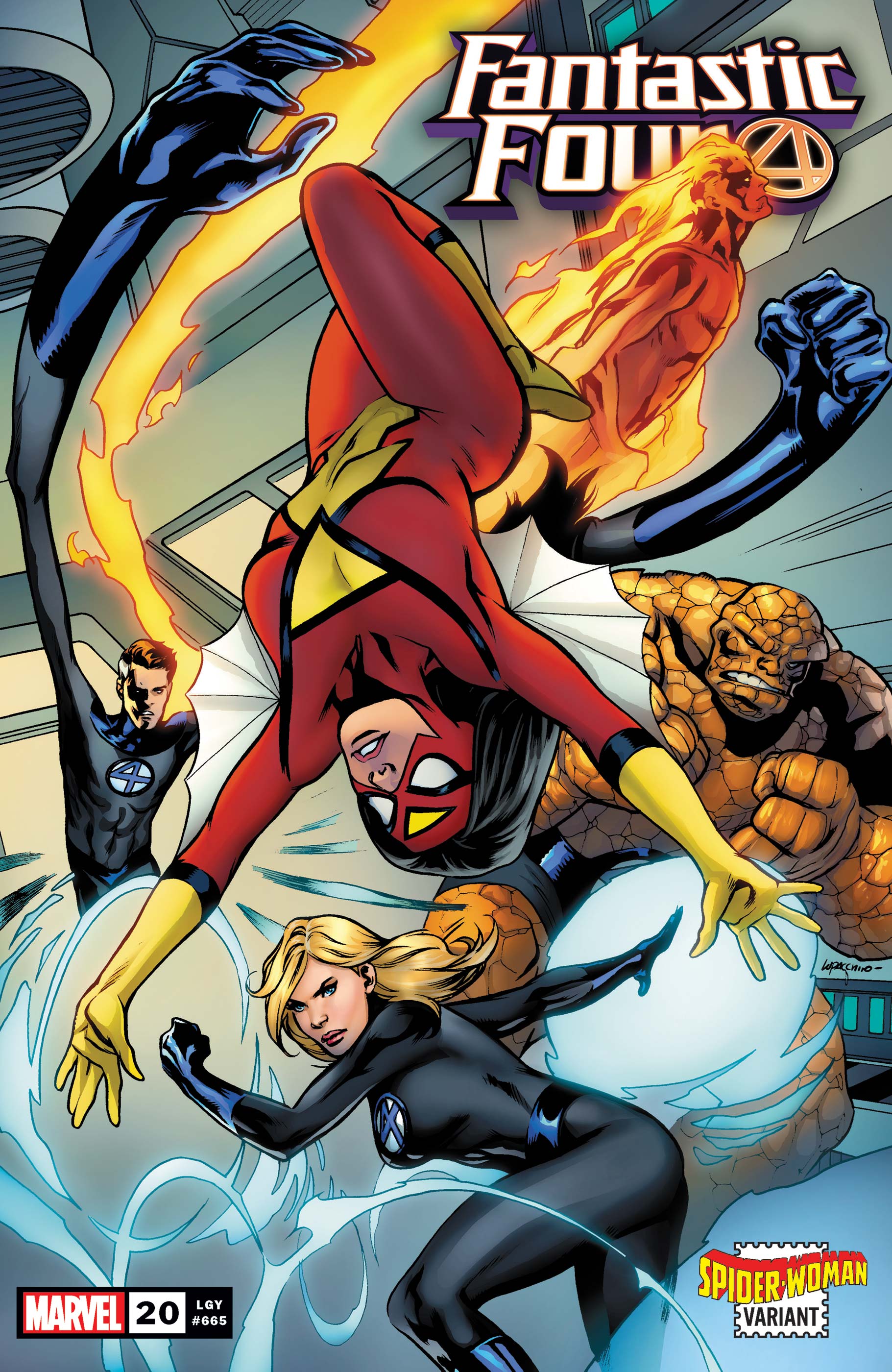 Fantastic Four #20 Lupacchino Spider-Woman Variant (2018)