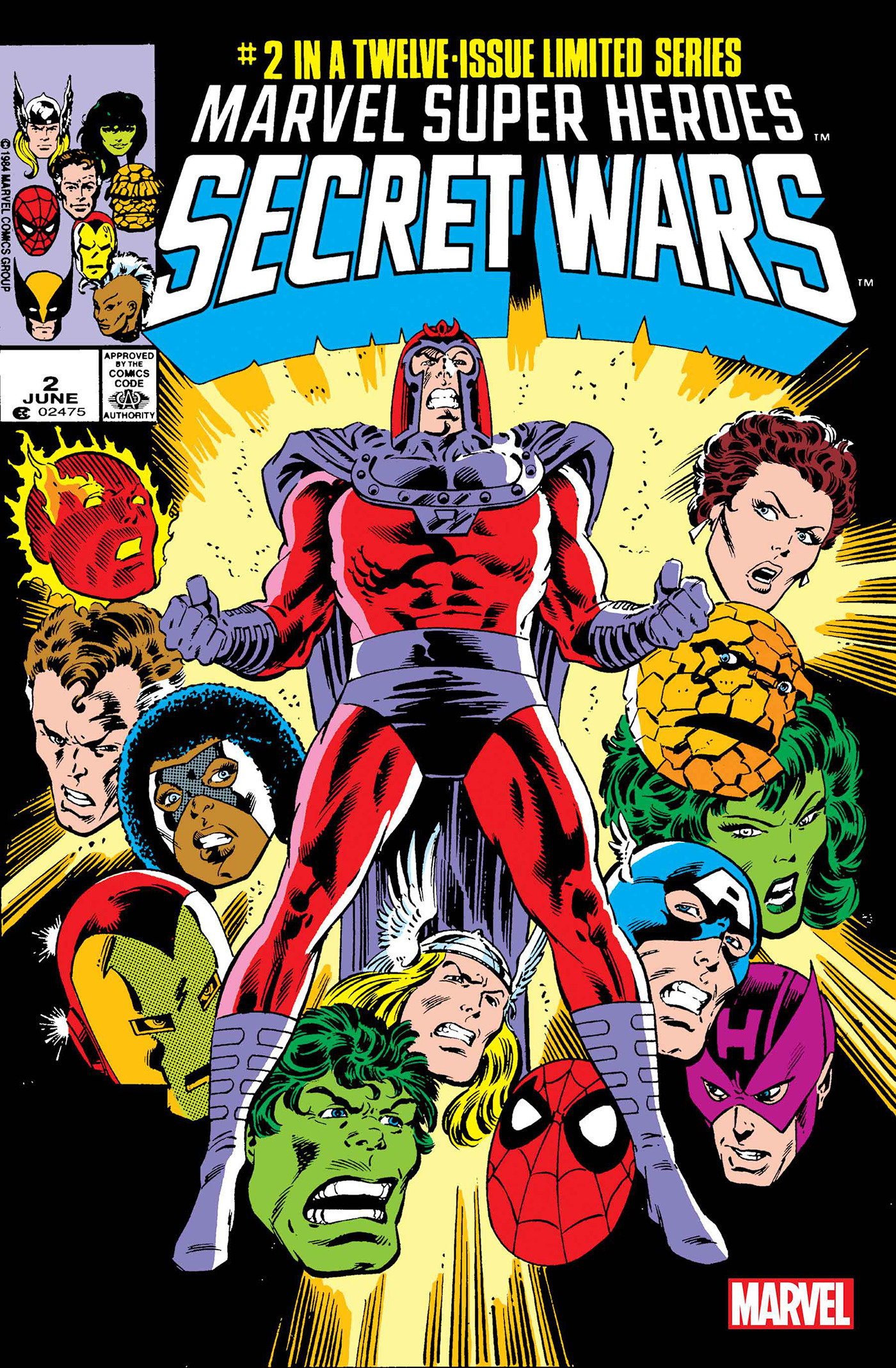 Marvel Super Heroes Secret Wars Facsimile #2 Foil Variant