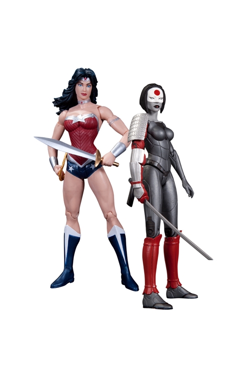 DC Collectibles DC Comics The New 52 Justice League Action Figure Wonder Woman Vs Katana (2014)