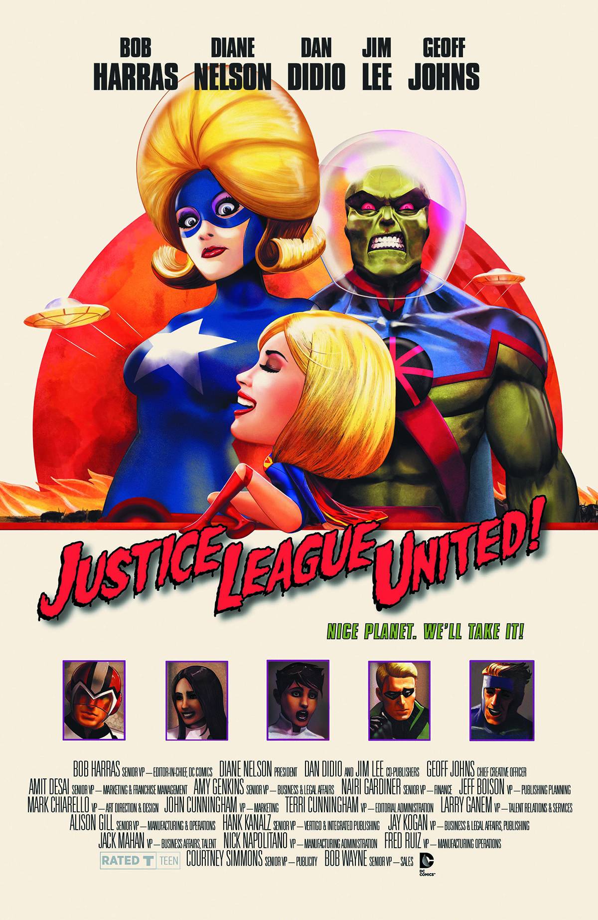 Justice League United #10 Movie Poster Variant Edition