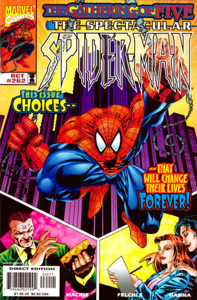 The Spectacular Spider-Man #262 [Direct Edition]-Fine (5.5 – 7)