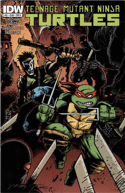 Teenage Mutant Ninja Turtles #22 [Cover B - Kevin Eastman Variant] - Vf-