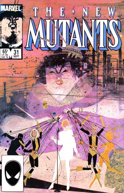 The New Mutants #31 [Direct]-Very Fine (7.5 – 9)