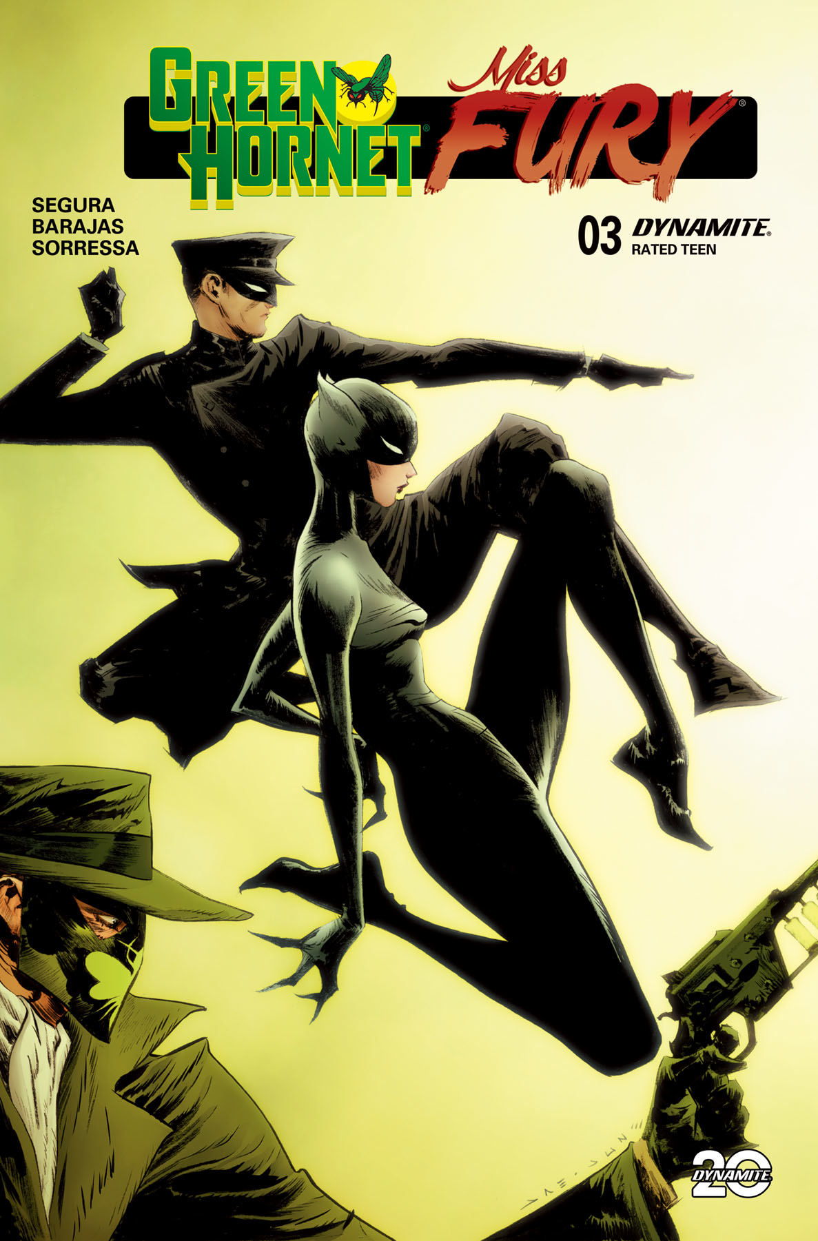 Green Hornet Miss Fury #3 Cover B Lee & Chung