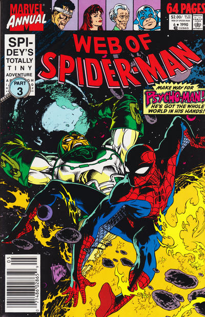 Web of Spider-Man Annual #6 [Newsstand] - Vg/Fn 5.0